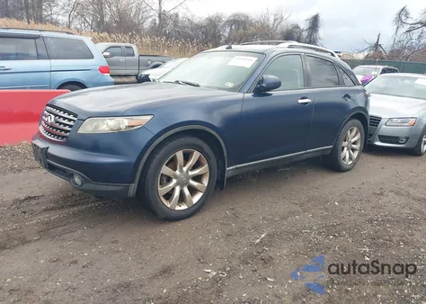 2005 Infiniti Fx35 z USA, uszkodzony, nr VIN JNRAS08W35X206838